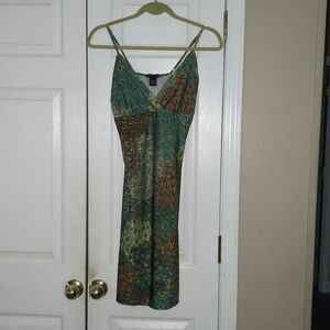 Tracy Lynn print dress  SZ M